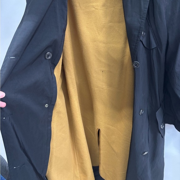 JONES NEW YORK Women's Black Trench Coat With Removable Inside Layer - Picture 8 of 12